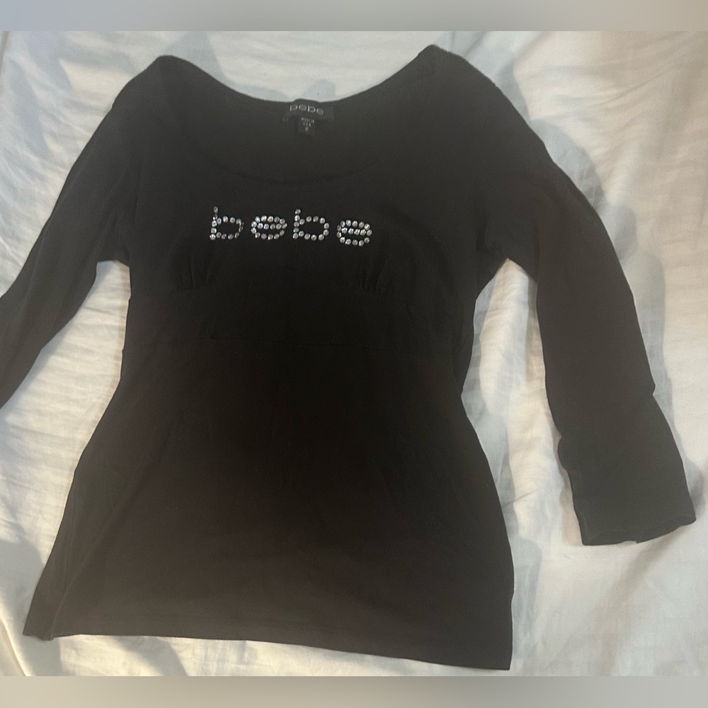 Bebe Black Women's Top